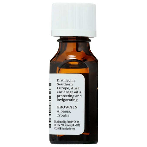 Essential Oil Sage 100% Pure 0.5 Oz AURA CACIA