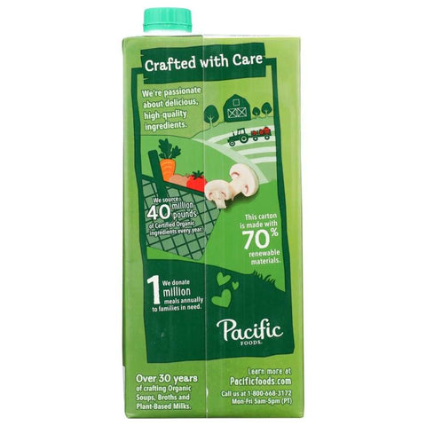 Organic Mushroom Broth 32 oz Broth Pacific Foods