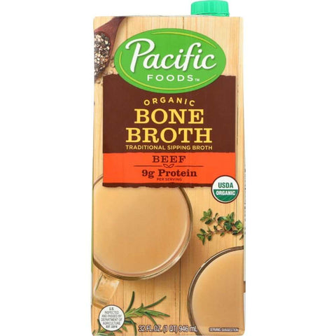 Organic Beef Bone Broth 32 oz Bone Broth Pacific Foods