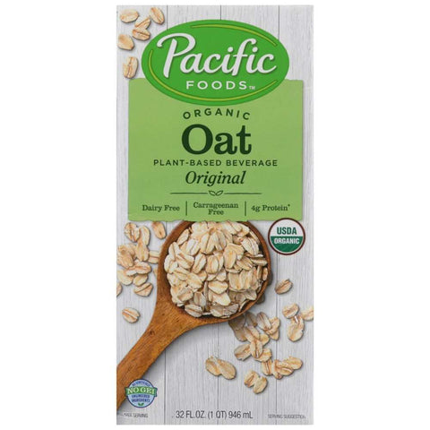 Organic Oat Original Dairy Free Beverage 32 oz PACIFIC FOODS