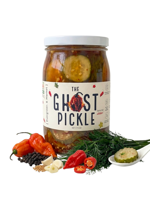 Ghost Pepper Infused Bold Heat Pickle The Ghost Pickle