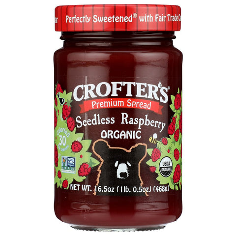 Conserve Seedless Raspberry Organic 16.5 oz Spread CROFTERS
