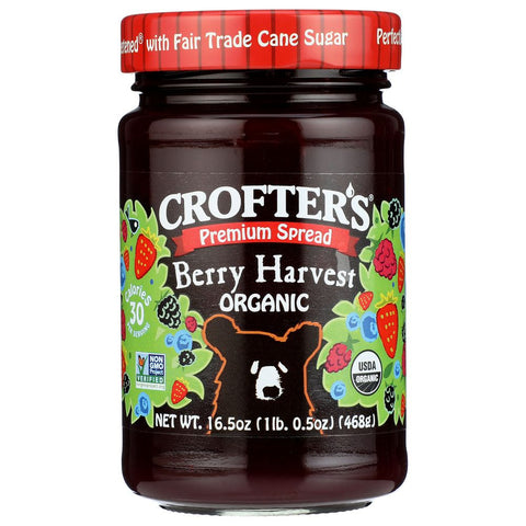 Berry Harvest Organic Fruit Spread 16.5 oz CROFTERS