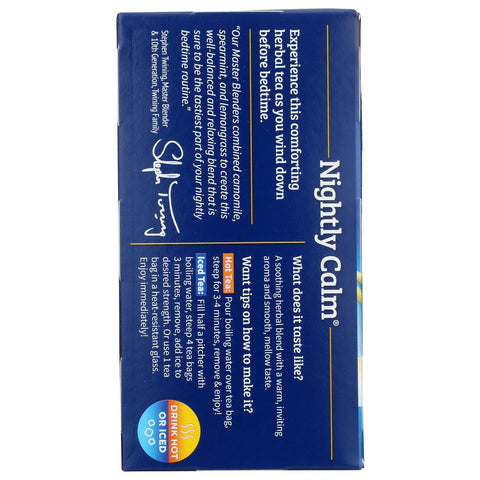 Herbal Tea Bedtime Blend Naturally Caffeine Free Tea Bags Twinings