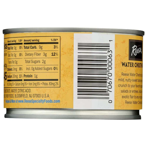 Sliced Water Chestnuts Crisp Water Chestnuts 8 oz Reese