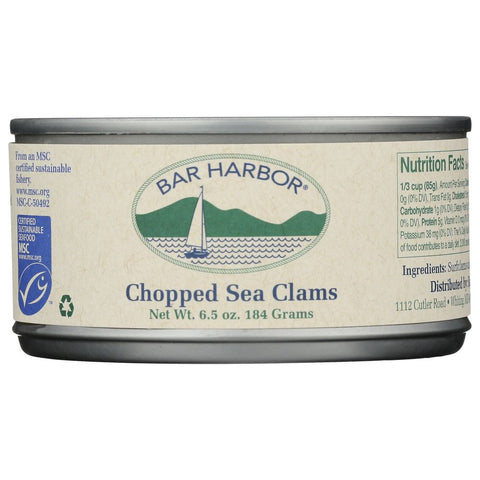 Premium All Natural Chopped Clams 6.5 oz Bar Harbor