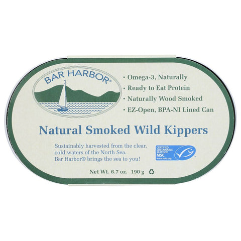 Smoked Wild Kippers All Natural 6.7 oz BAR HARBOR