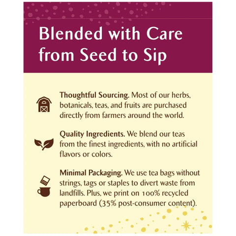 Black Cherry Berry Herbal Tea Caffeine Free 20 bg Celestial Seasonings