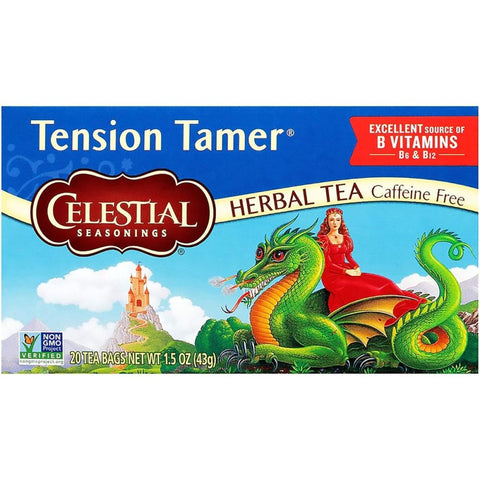 Tension Tamer Herbal Tea Caffeine Free 20 Bag Celestial Seasonings