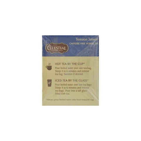 Tension Tamer Herbal Tea Caffeine Free 20 Bag Celestial Seasonings