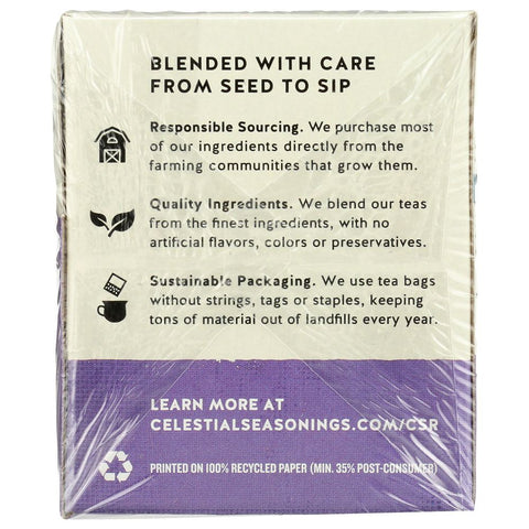 Sleepytime Sinus Soother Wellness Tea 20 Tea Bags Celestial Seasonings
