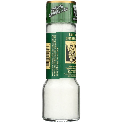 Coarse Sea Salt Grinder 5.64 oz Glass Bottle ALESSI