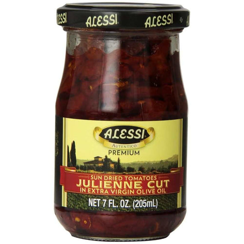 Sun Dried Tomatoes Julienne Cut Premium 7 oz Alessi