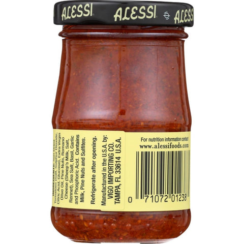 Sun Dried Tomato Pesto 3.5 oz Sauce ALESSI