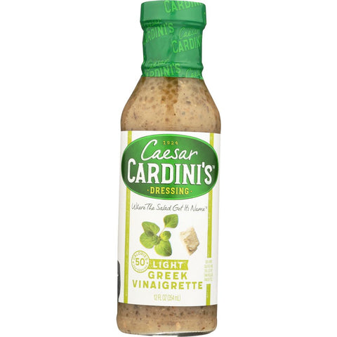Light Greek Vinaigrette Dressing 12 oz Cardini's
