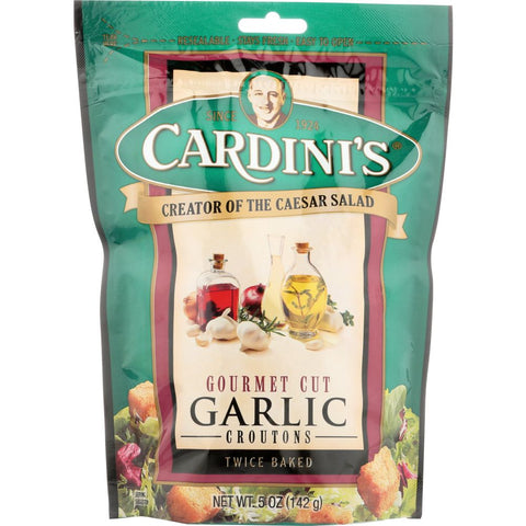 Gourmet Cut Garlic Croutons 5 oz Cardini's