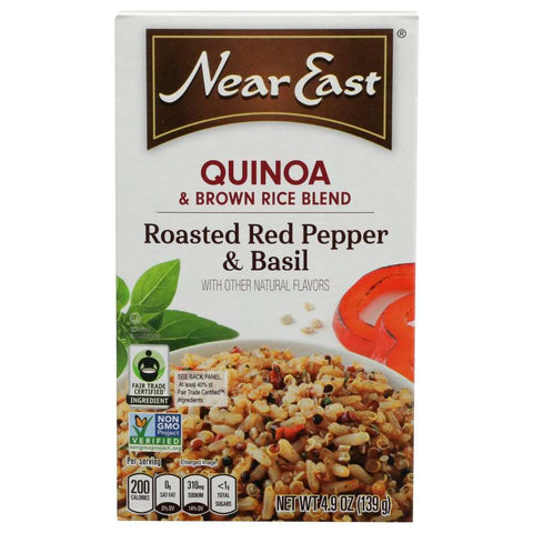 Quinoa Blend Roasted Red Pepper and Basil Grain Blend NEAR EAST