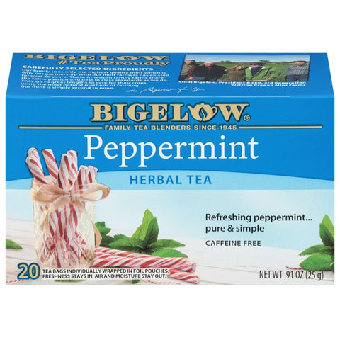 Peppermint Herbal Tea 20 Bg Tea Bigelow