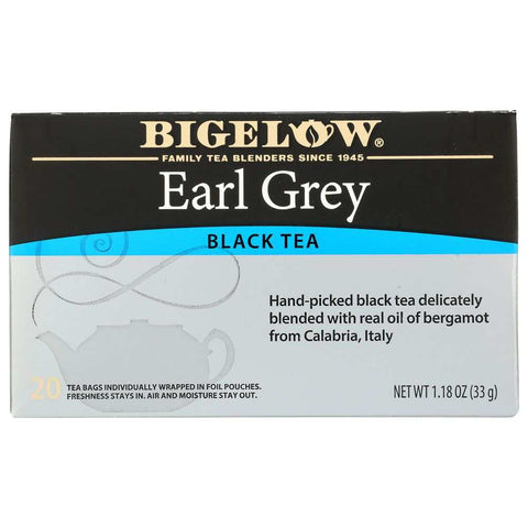 Tea Black Tea Earl Grey 20 Tea Bags Bigelow