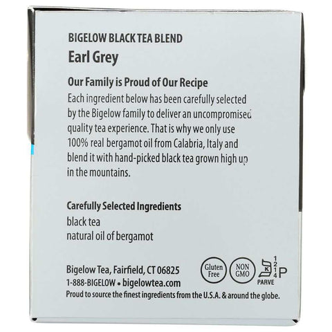 Tea Black Tea Earl Grey 20 Tea Bags Bigelow