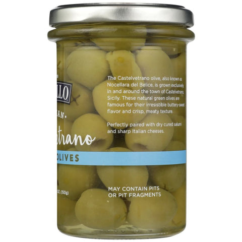 Olives Pitted Castelvetrano 5.3 oz DELALLO