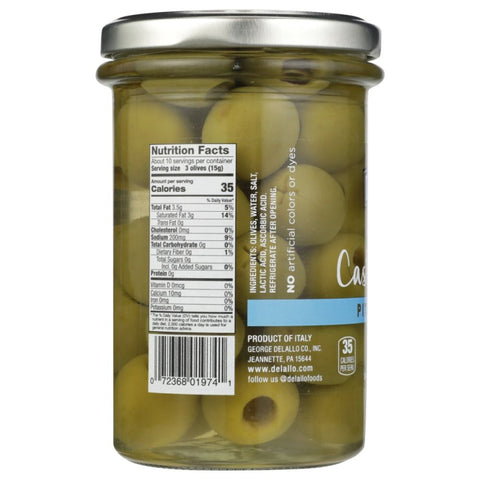 Olives Pitted Castelvetrano 5.3 oz DELALLO