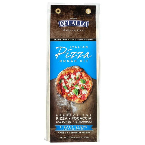 Pizza Dough Kit with Type 00 Flour Italian Pizza Dough Kit DELALLO