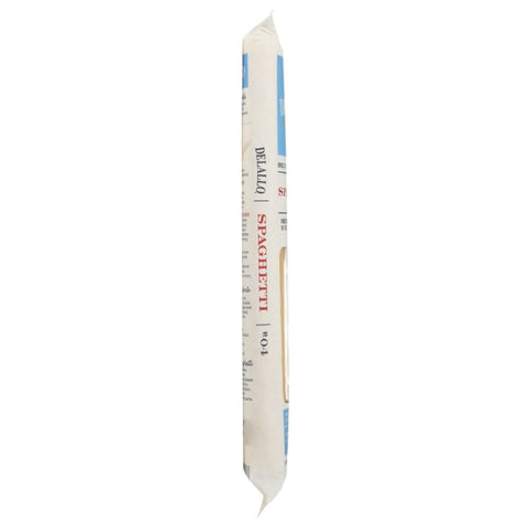 Spaghetti Pasta Coarse Texture 16 oz Pasta Bag DELALLO