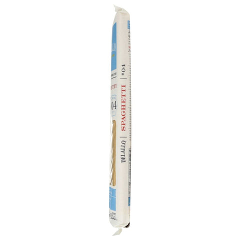 Spaghetti Pasta Coarse Texture 16 oz Pasta Bag DELALLO