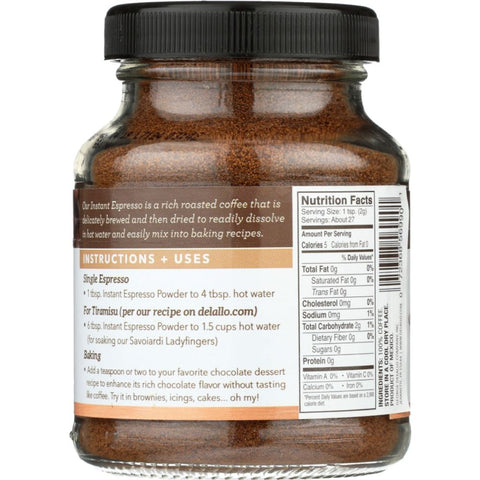 Espresso Baking Powder 1.94 oz Baking Powder Espresso DeLallo