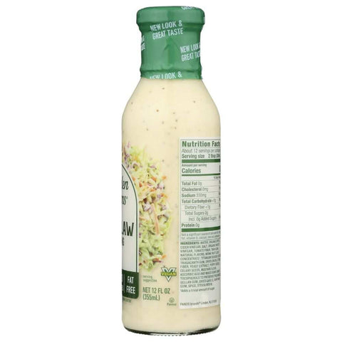 Calorie Free Coleslaw Dressing 12 Oz Walden Farms