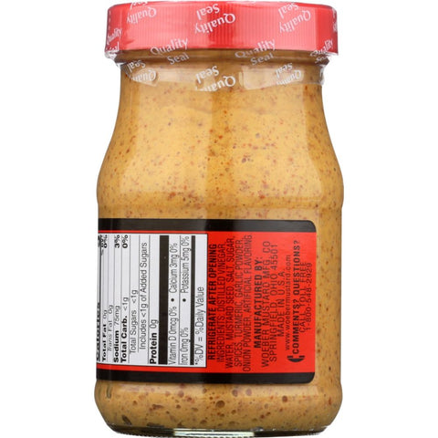 Hot Mustard 7.5 oz Stone Ground Mustard MISTER MUSTARD