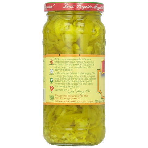 Golden Greek Peperoncini Deli-Sliced 16 oz MEZZETTA