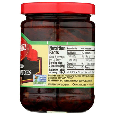 Sun-Ripened Dried Tomatoes in Olive Oil 8 oz Mezzetta