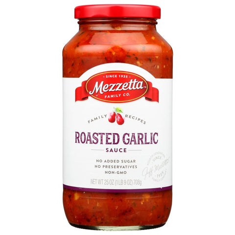 Roasted Garlic Pasta Sauce 25 oz MEZZETTA Napa Valley Bistro
