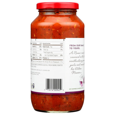 Roasted Garlic Pasta Sauce 25 oz MEZZETTA Napa Valley Bistro