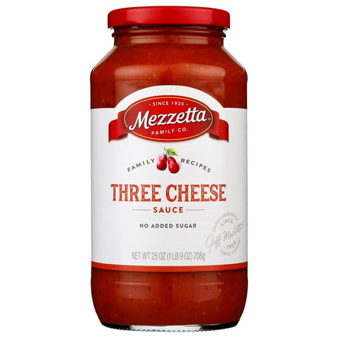 Three Cheese Sauce 25 oz Sauce Mezzetta