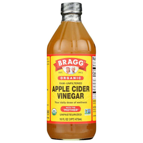 Apple Cider Vinegar 16 oz Versatile Kitchen & Self Care Staple BRAGG