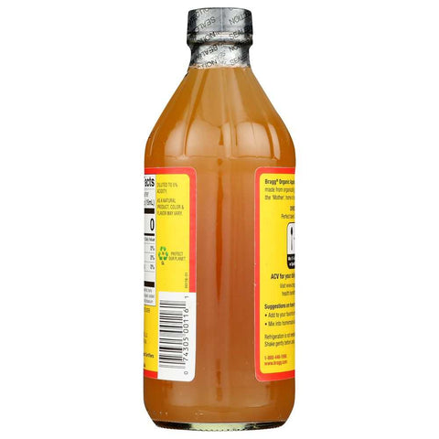 Apple Cider Vinegar 16 oz Versatile Kitchen & Self Care Staple BRAGG