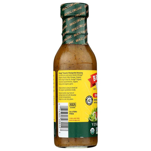 Organic Vinaigrette Tangy Salad Dressing 12 oz BRAGG