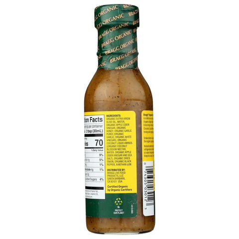 Organic Vinaigrette Tangy Salad Dressing 12 oz BRAGG