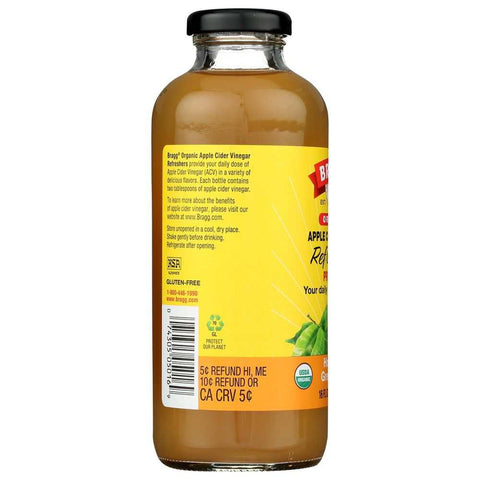 Organic Honey & Green Tea Apple Cider Vinegar Refreshers 16 oz BRAGG