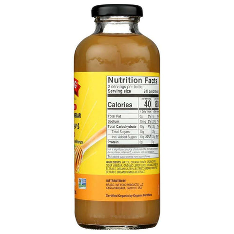 Organic Honey & Green Tea Apple Cider Vinegar Refreshers 16 oz BRAGG
