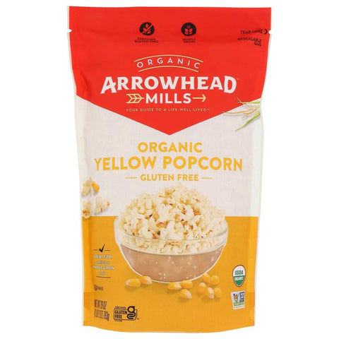 Organic Yellow Popcorn Traditional Snack 28 oz ARROWHEAD MILLS