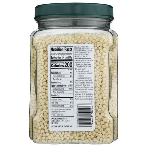 Organic Original Pearl Couscous 24.5 oz Pasta RICESELECT