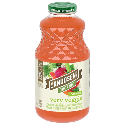 Organic Low Sodium Very Veggie Juice 32 oz R.W. Knudsen