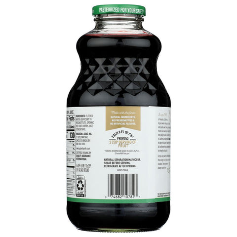 Organic Just Tart Cherry Juice 32 oz R.W. KNUDSEN