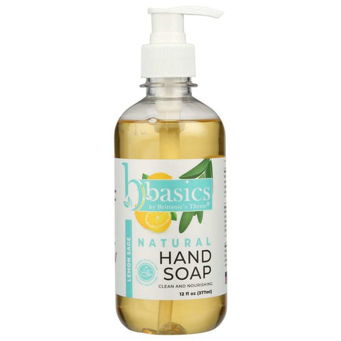 Lemon Sage Natural Hand Soap 12 oz BRITTANIES THYME