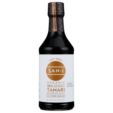 Soy Tamari Gluten Free Low Sodium Sauce 20 oz San-J