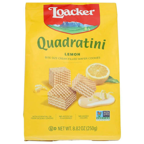 Lemon Quadratini Wafer Cookies 8.82 oz LOACKER